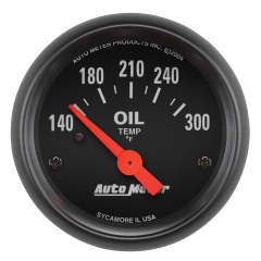 Instrument Öltemperatur Motor - Gauge Oiltemp Schwarz